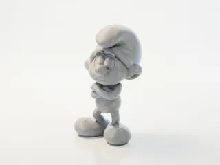 Papa Smurf Figurine Cartoons & Animation 3D Printable