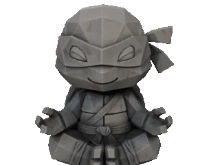 Tortuga Ninja LowPoly
