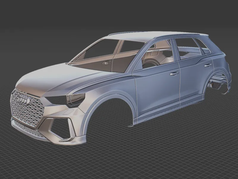 2020 Audi RS Q3 Body STL