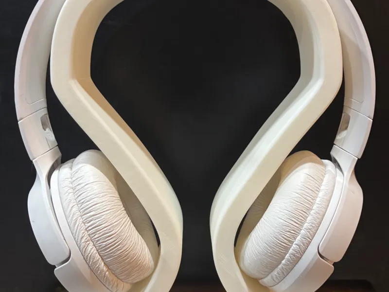 曲線型ヘッドフォンスタンド v2