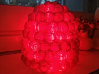 Rasberry night light/table lamp
