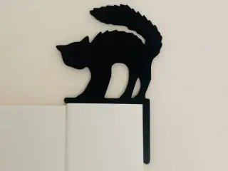 Scared Cat Door/Frame Topper Decoration