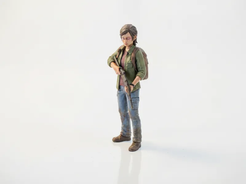 Figurine Ellie, personnage de jeu vidéo imprimable en 3D