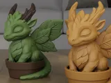 Leaf Dragon Garden Guardian STL-0