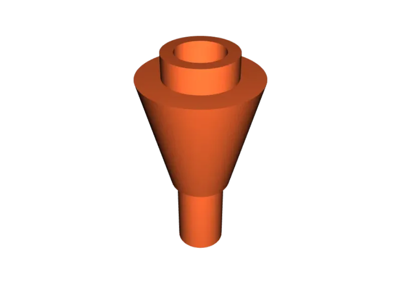 Lego compatible torch base
