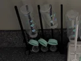 Compact baby bottle drying rack-0