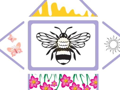 Bee Envelope-tulle