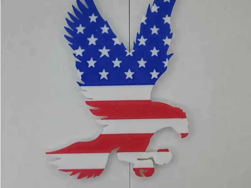 American Flag Eagle Magnet