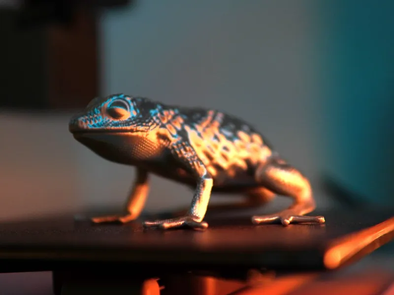 Realistic Dragon Frog Sculpture