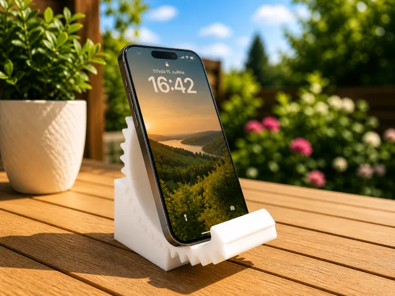 Adjustable Phone Stand–Minimal &Stable Desk Holder
