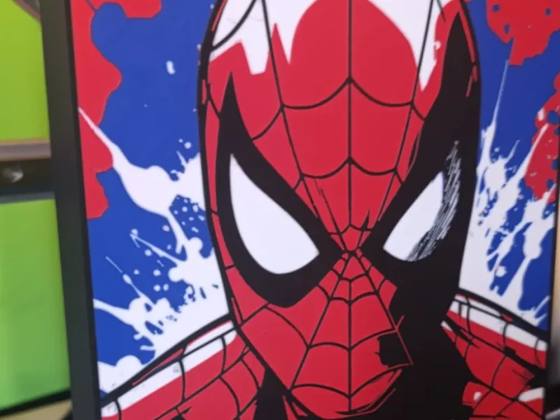 スパイダーマン カスタムネームライトボックス