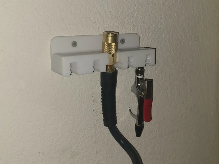 Air Tools Holder With 3/8 Air Hose Mount