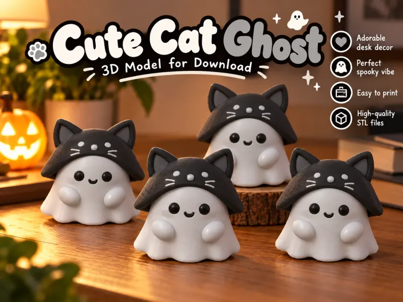 Cute Cat Ghost