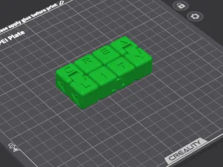 Creality infinity cube fidget