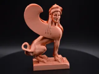 Archaic Greek Sphinx Recreation – Met Museum Artifact