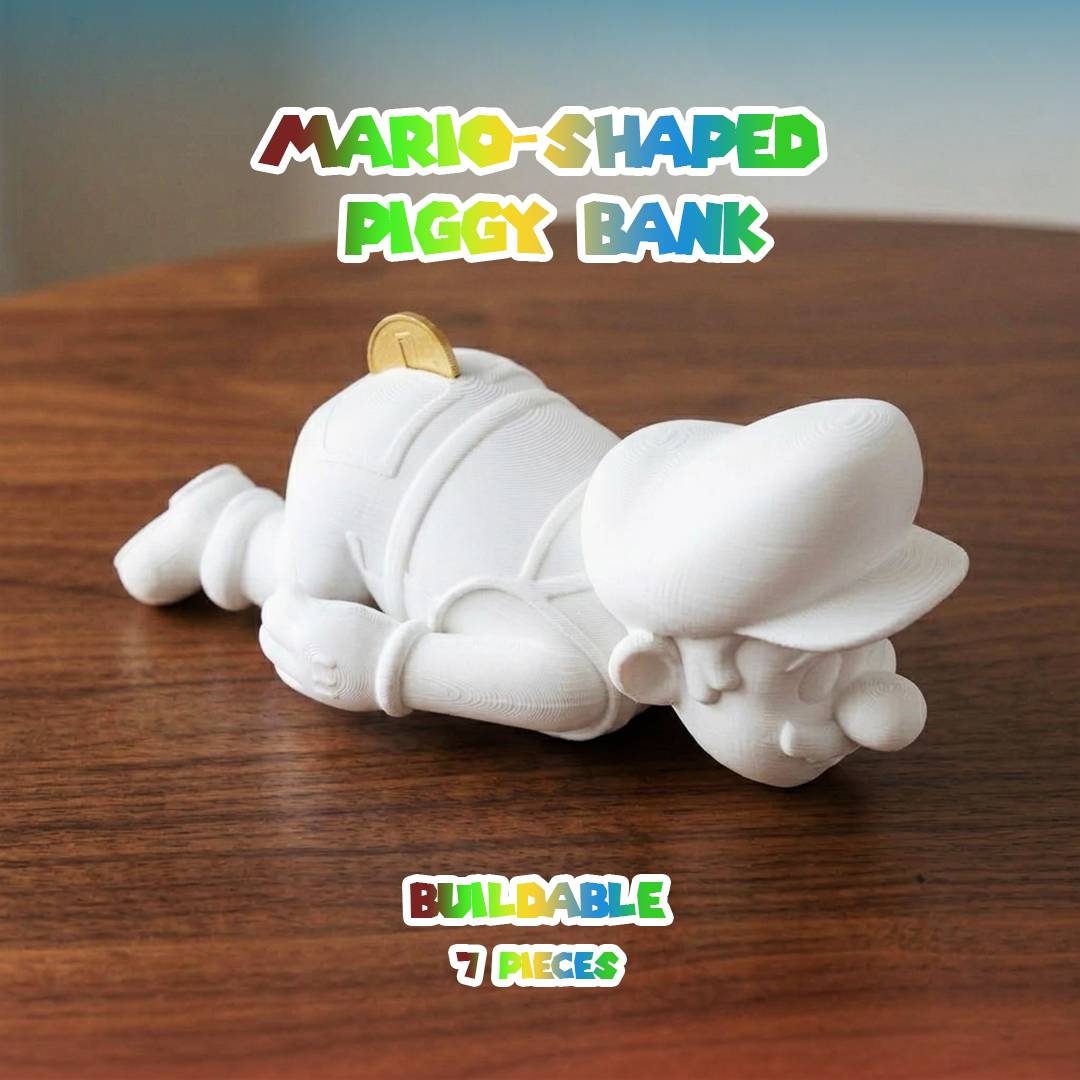 Копилка Mario из 7 деталей - Дом и быт - PLA - изделие 3D-печати - фото 2