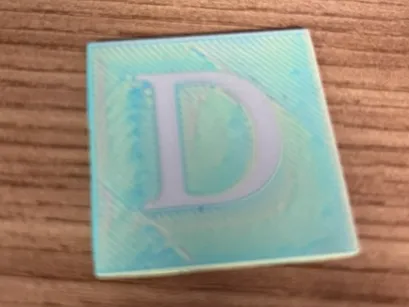 Sous-verre Monogramme (Carré)-D