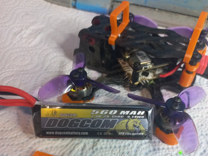 support batterie dogcom 560Mah apex 2