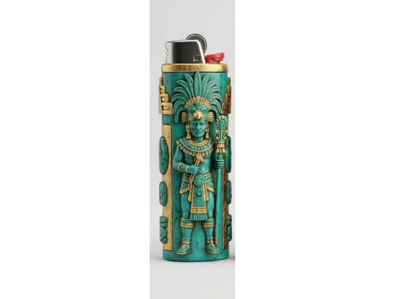 Case for lighter BIC J6 Maya style
