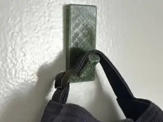 Wall hook for command strip