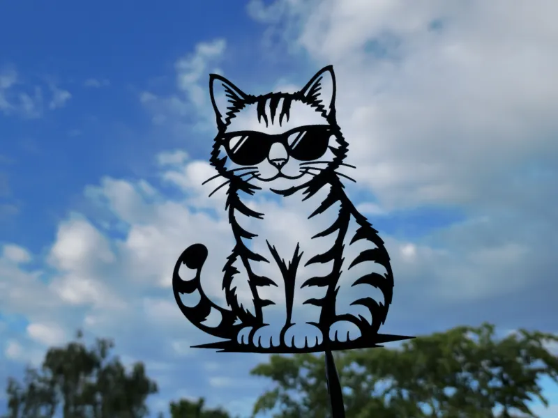 Cool Cat with Sunglasses Wall Art