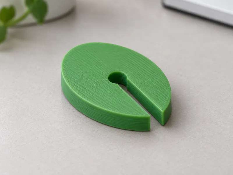 Clipe de Cabo Minimalista em Forma de Folha — Sem AMS — Apenas 2g