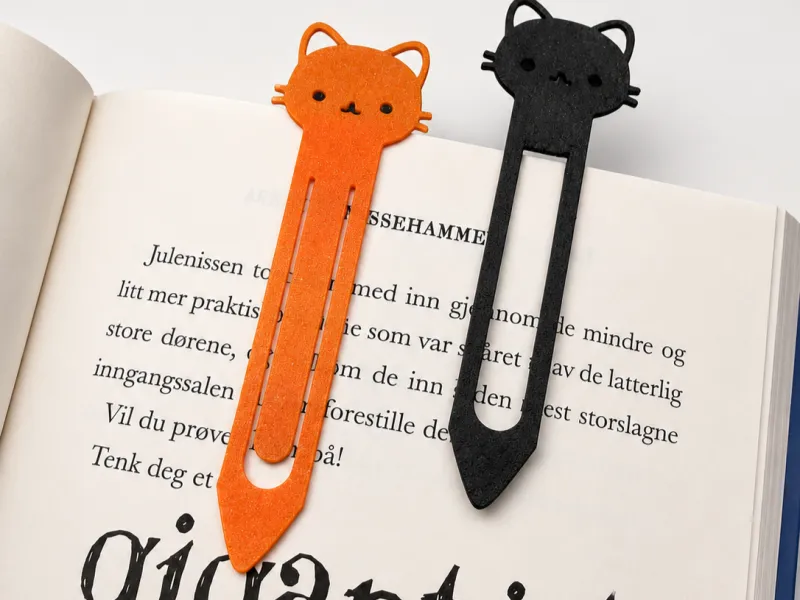 Kawaii Bookmark Cat - 4min print - cute