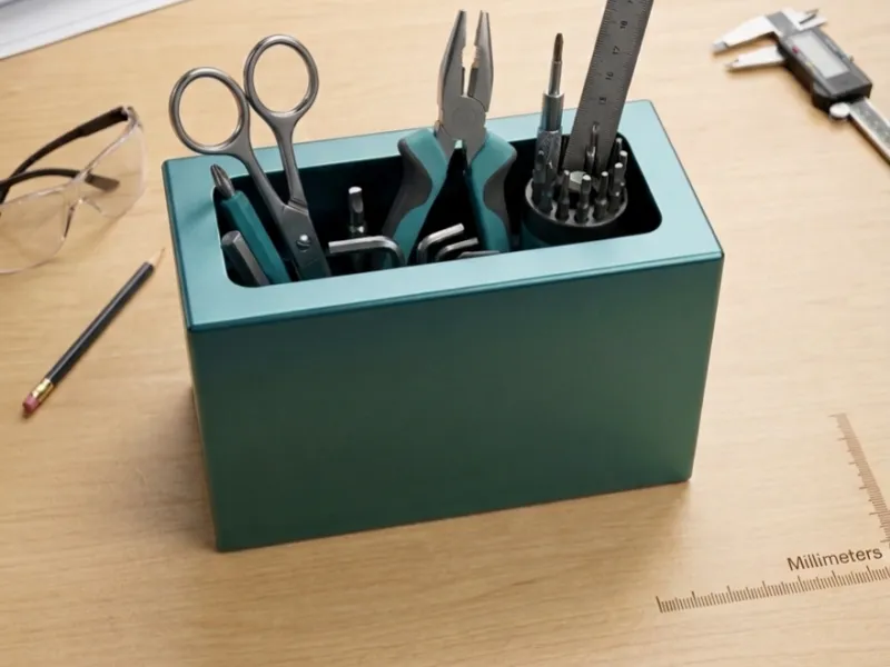 Stationary Toolbox with Slots