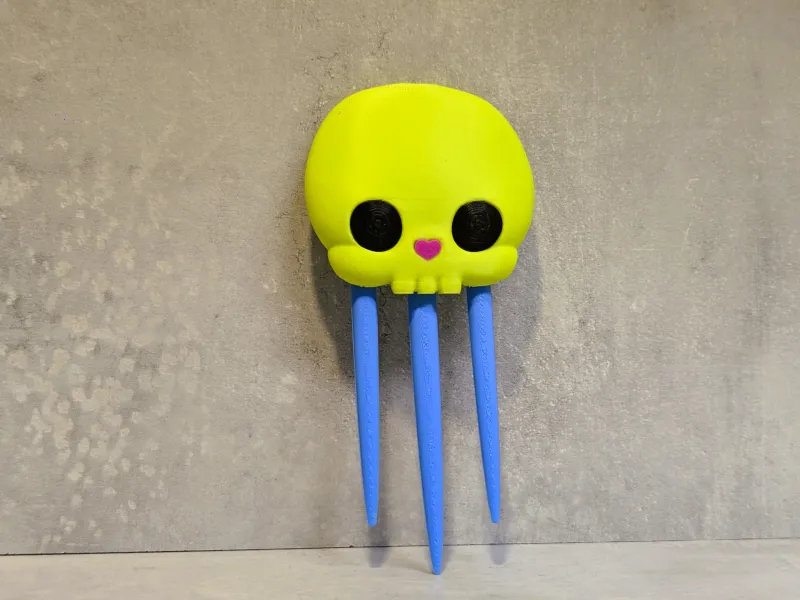 Cute Kawai Skull Hair Stick