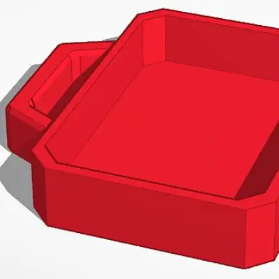 personal carrying case with lid and handle