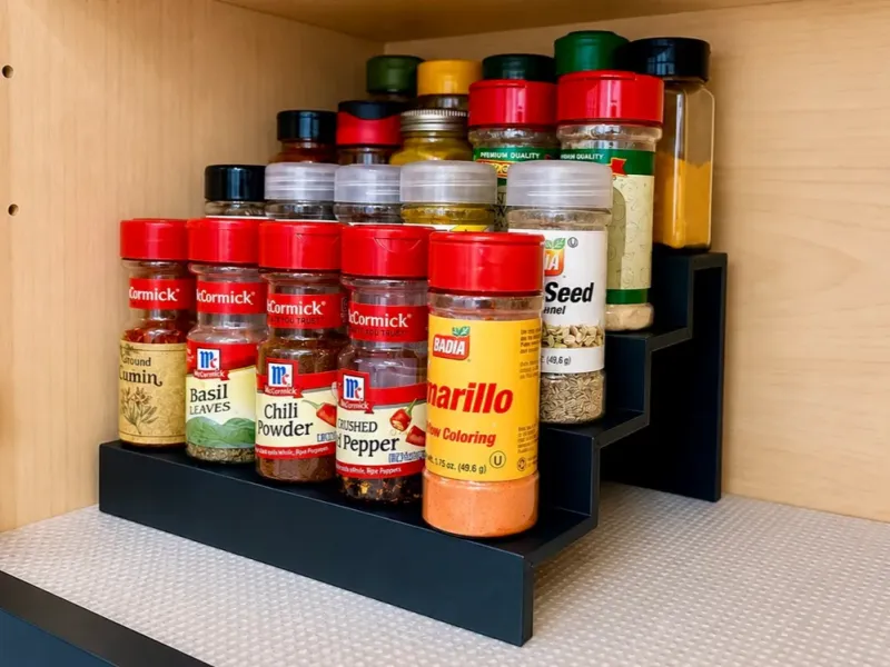 Küchenschrank-Leiter-Organizer