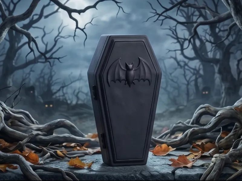 CAJON VANPIRO DRACULA- HALLOWEEN