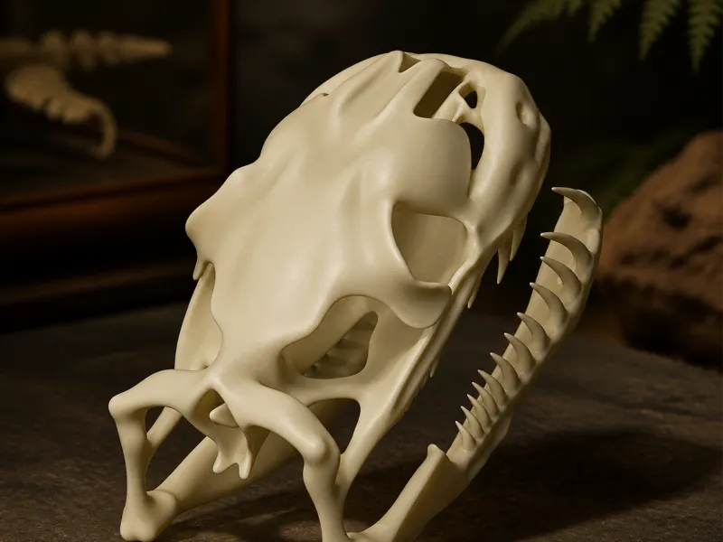 Carpet Python Skull
