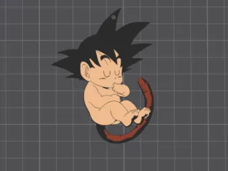 llavero goku bebe