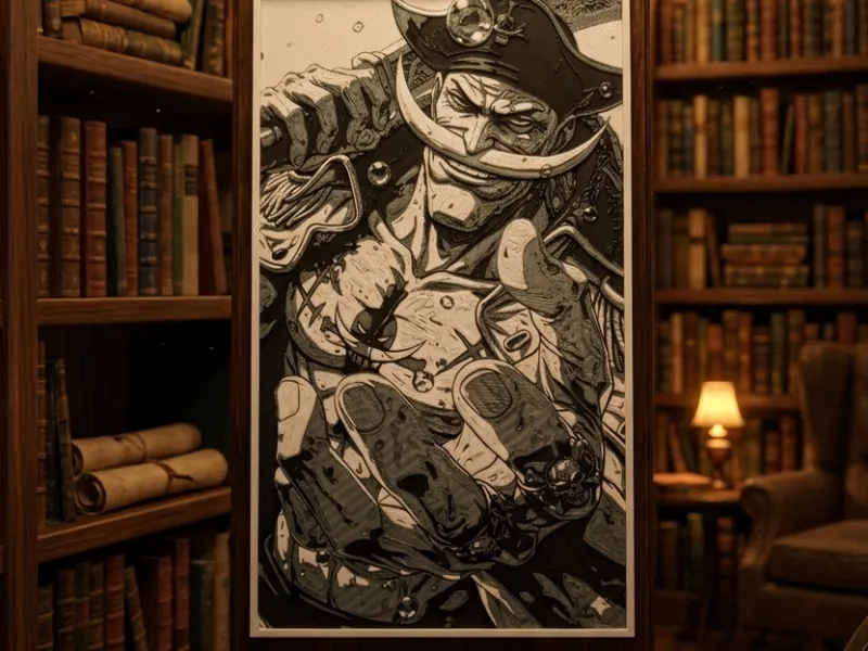 Whitebeard's Legacy: HueForge 3D Relief Artwork