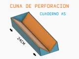 Cuna de perforaciôn 24 cm Encuadernado A5-0