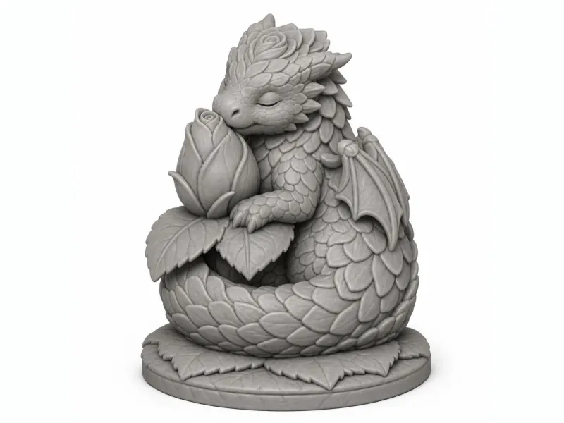 Sleeping Rose Dragon