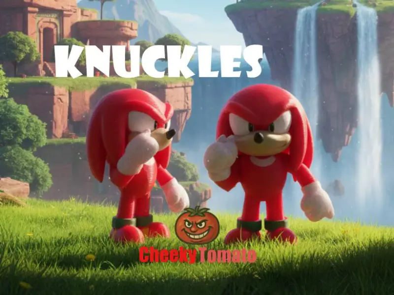 Knuckles Figurine – Sonic the Hedgehog DeskBuddy