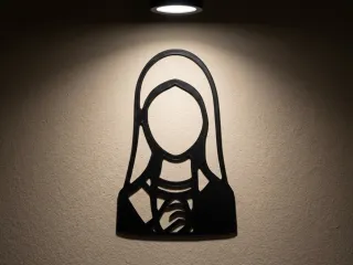 Wall Art Mujer Rezando