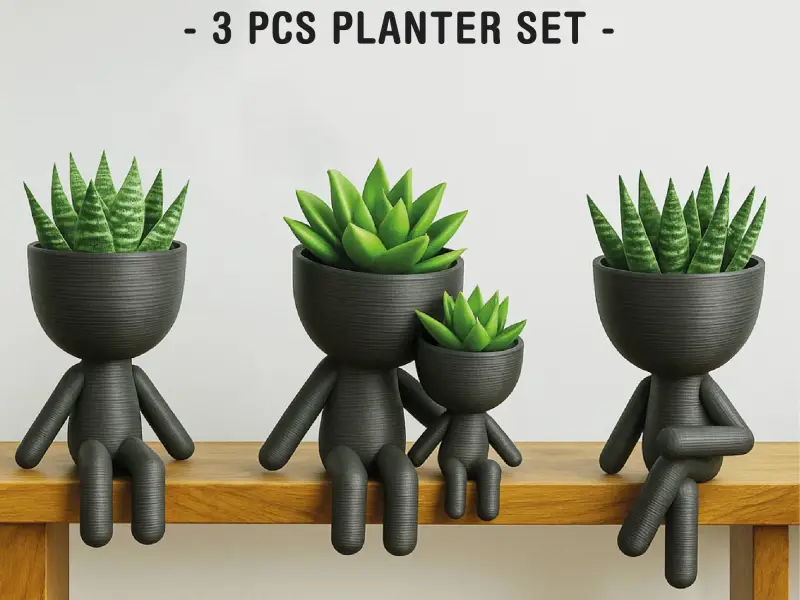 Robert Planter Set, Plant Buddy Plant Pot