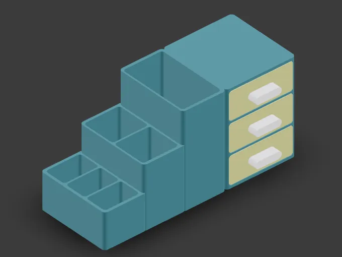 Desktop Organizers w/ Drawers