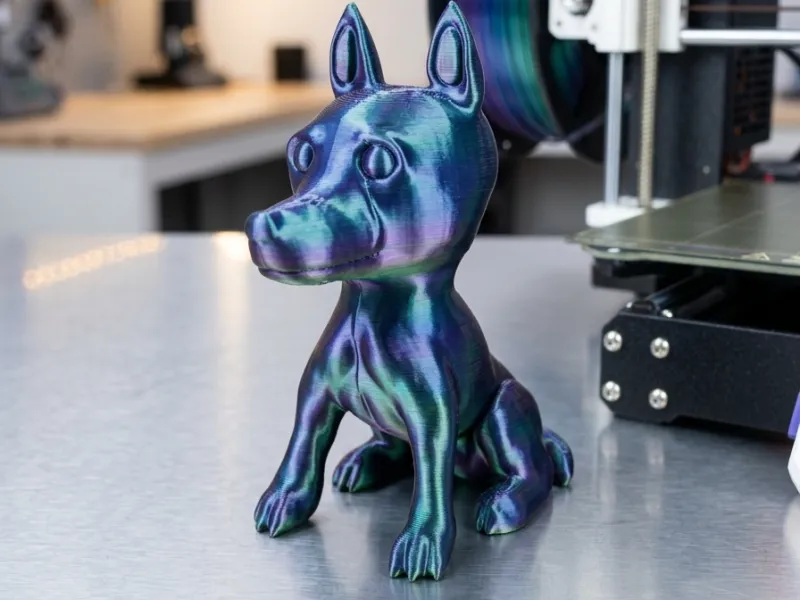 Dog Figurine / Doberman Chibi Desk Toy