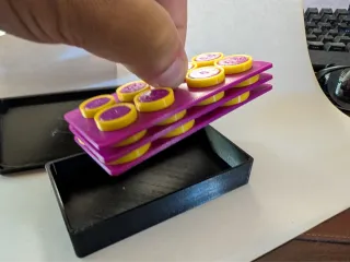 Finger Ring Sizer with Storage case with labeled ring mounts