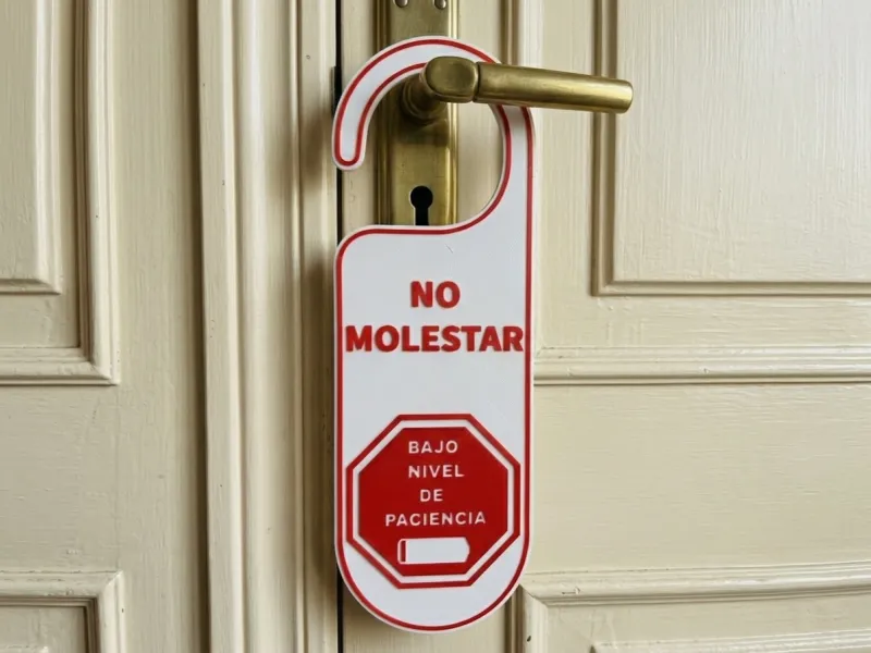 Colgador de Puerta – Paciencia en Reserva