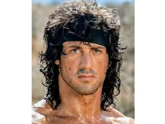 Rambo-geïnspireerde actieheldenbuste