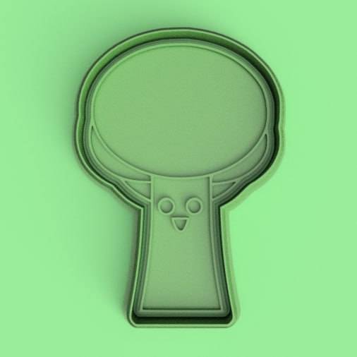 sprunki Mr Tree cutter + stamp