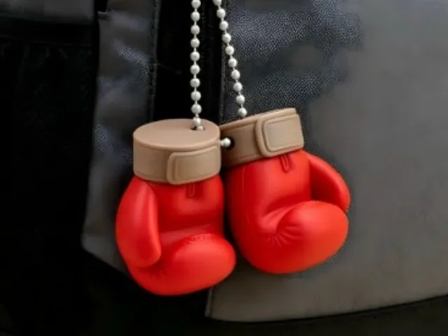 Portachiavi, ciondolo "Guantoni da boxe"