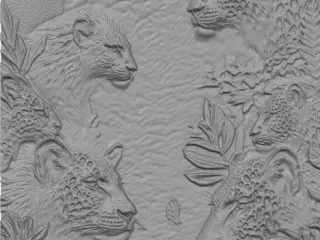 Fauna - relief sculpture