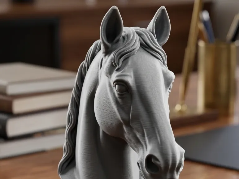 busto di cavallo pezzo degli scacchi