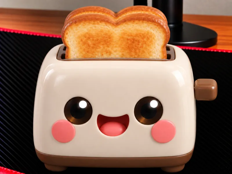 Chibi Toaster Figure